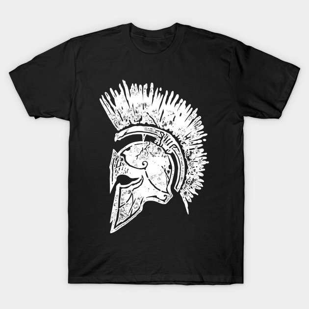 Sparta Helmet T-Shirt by printedartings